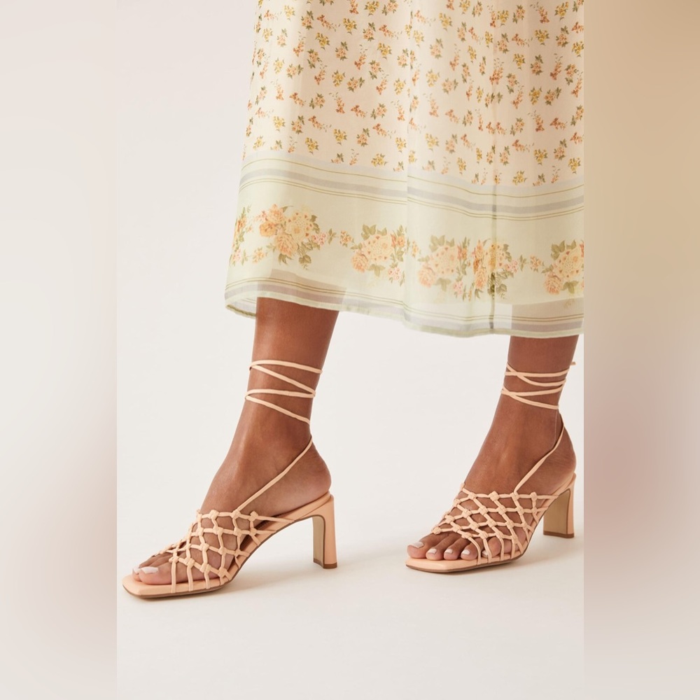 Anthropologie Elvio Zanon Strappy Heels